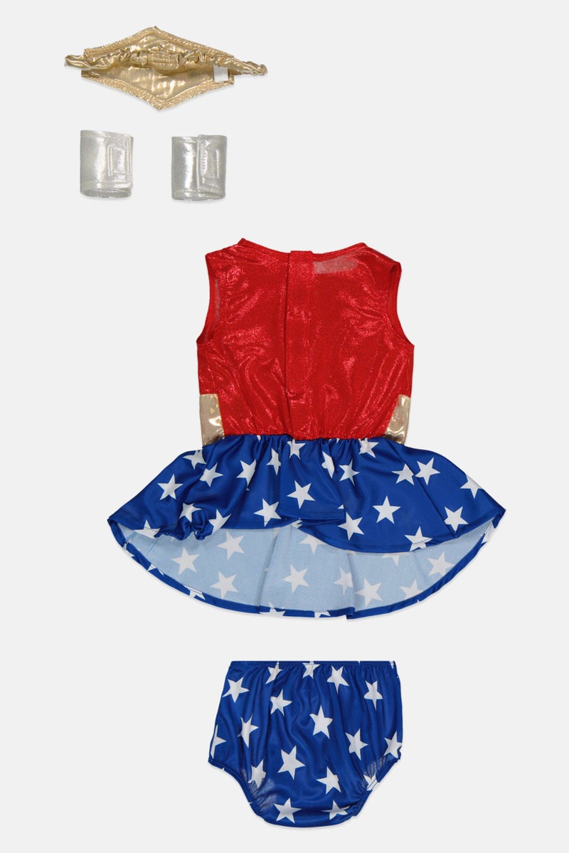 DC Wonder Woman Costume, Multicolor - Image 2