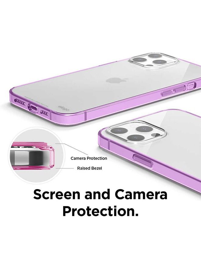 Elago iPhone 12 Pro Max Case 6.7inch Hybrid Back Cover - Lavender - Image 3