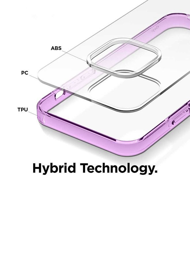 Elago iPhone 12 Pro Max Case 6.7inch Hybrid Back Cover - Lavender - Image 2