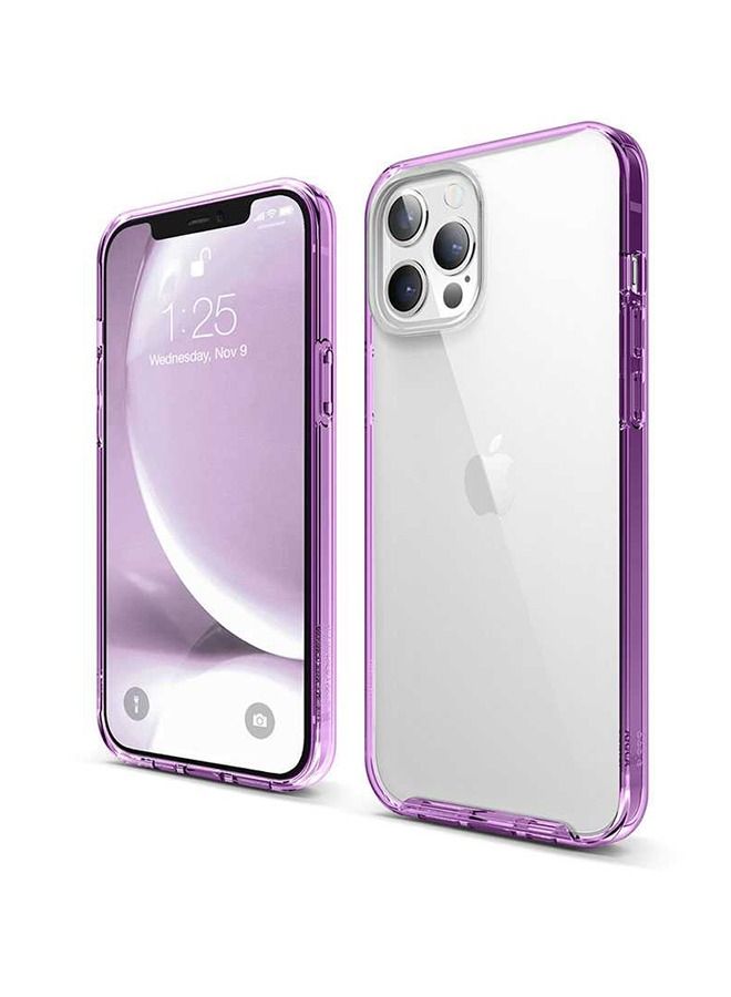 Elago iPhone 12 Pro Max Case 6.7inch Hybrid Back Cover - Lavender - Image 1