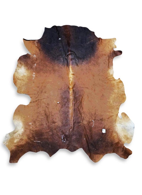 Natural Cowhide Carpet , Luxurious and elegant , ideal for use in living rooms, dining rooms, reception , and offices , a distinctive decorative piece made of natural calfskin with a non-slip backing - lightweight and adds a unique touch to any space