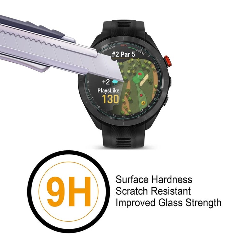 Supershieldz (2 Pack) Supershieldz Designed for Ticwatch Atlas / Ticwatch Pro 5 Enduro / TicWatch Pro 5 / TicWatch Pro 3 / TicWatch Pro 3 Ultra GPS Smartwatch Tempered Glass Screen Protector, Anti Scratch, Bubble Free - Image 4