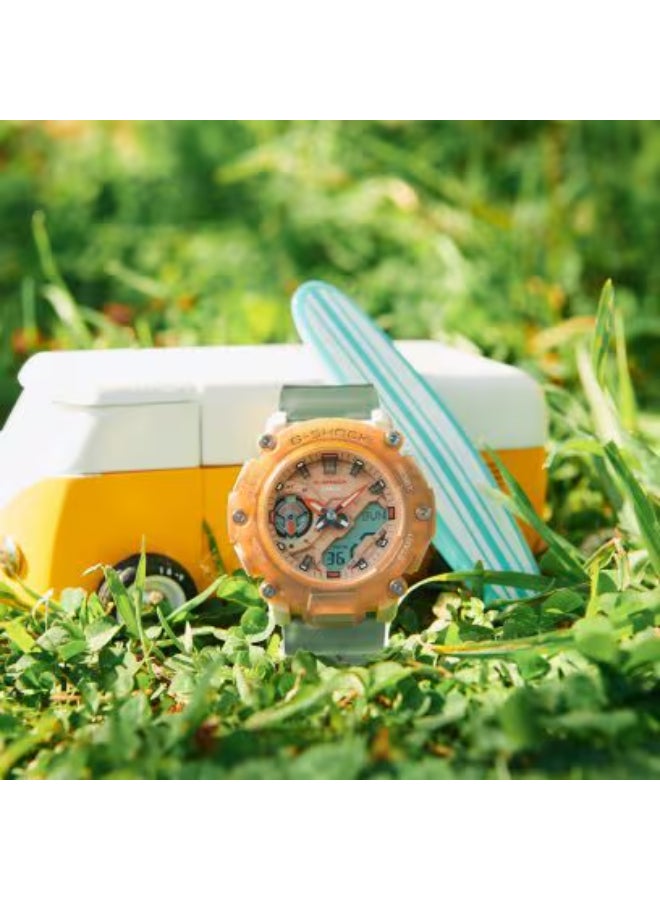 جي شوك ساعة نسائية تناظرية رقمية من الراتنج -- - . مم - Image 2