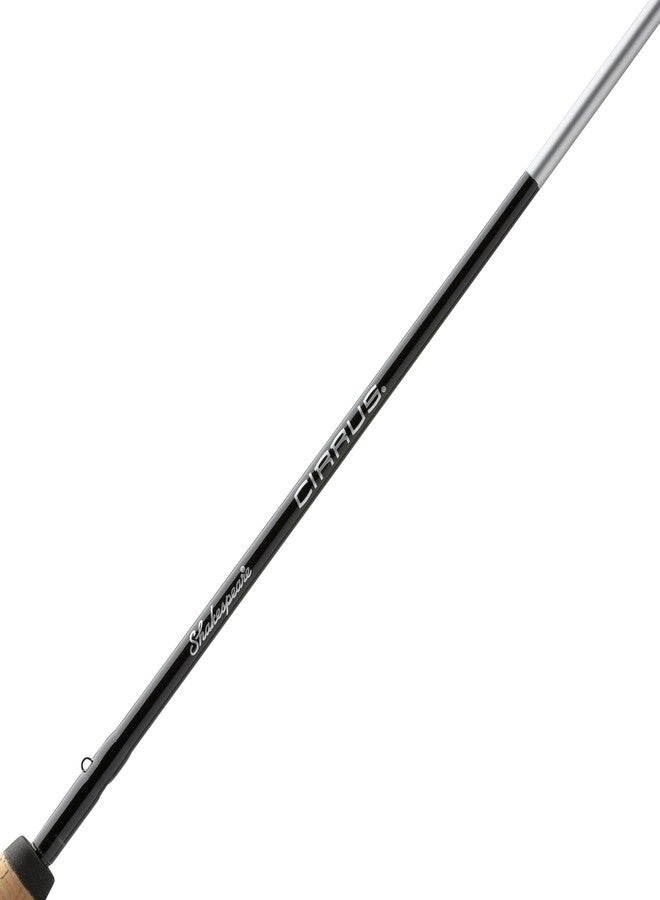 Shakespeare Cirrus 6'6" Spinning Fishing Rod and Reel Combo, 2-Piece Graphite Rod Blank, Size 30 Spinning Reel, Pre-Spooled with Monofilament Fishing Line - Image 2