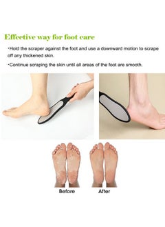 BEZOX Foot File (1 Pcs) Double Sided Foot Scraper Callus Remover Foot Rasp For Cracked Heel And Foot Corn Removal Stainless Steel Pedicure File W/Cloth Storage Bag  - Image 5