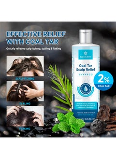 Roycederm Roycederm Medicated Psoriasis Shampoo: 2% Coal Tar Extract Gel for Scalp Relief - Targets Folliculitis, Seborrheic Dermatitis with Hydrating & Natural Fragrance  - Image 3