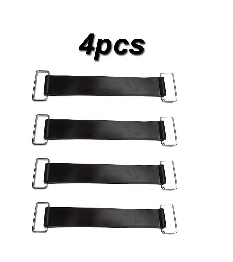 4Pcs Rubber Battery Straps for Motorcycles Bicycle Beach Car Scooter 17.5cm - Image 5