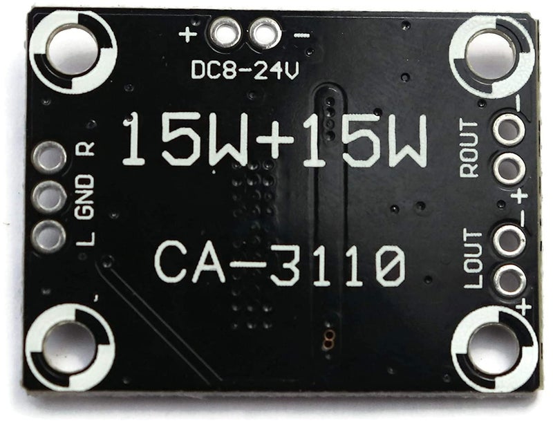 Electronicspices Electronic Spices TPA3110 15W + 15W Dual Channel Stereo Digital Audio Amplifier Board - Image 2