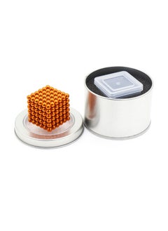 Generic Magnetic DIY Beads 5MM Orange 216+6+Iron Box  - Image 1