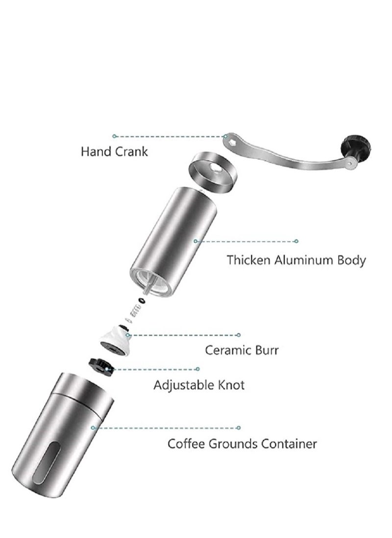 PRIMO PLUS - Coffee Grinder, Portable Coffee Grinder Mill and Coffee Grinder for Household Portable for Travel Convenient - Image 1
