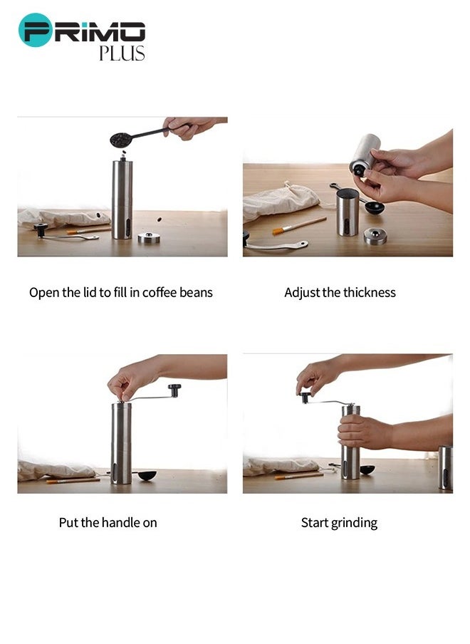PRIMO PLUS - Coffee Grinder, Portable Coffee Grinder Mill and Coffee Grinder for Household Portable for Travel Convenient - Image 1