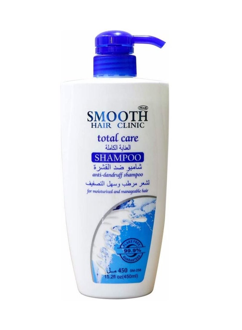 Feah smooth Smooth SM-258 Total Care Anti-Dandruff Hair Shampoo and Conditioner Pack of 2 (450 ML) - Image 1