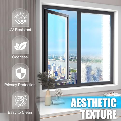 Limino Frosted Glass Paint - 18oz Windows Privacy Paint, UV Resistant and Waterproof Frosted Glass Spray for Bathroom Kitchen Door and Office Window Frosting Surfaces, Peep-Proof Mirror Film - Image 3