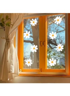 Y&D Plant Flower Daisy Window Stickers Mirror Glass Window Stickers Home Decorative Wall Stickers 30*30CM  - Image 1