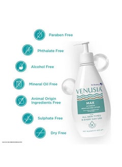 VENUSIA Venusia Dr. Reddy Venusia Max Intensive Moisturizing Lotion Repairs Dry Skin Soft And Smooth Moisturized And Hydrated Skin For Up To 12 Hours 300Gm  - Image 4