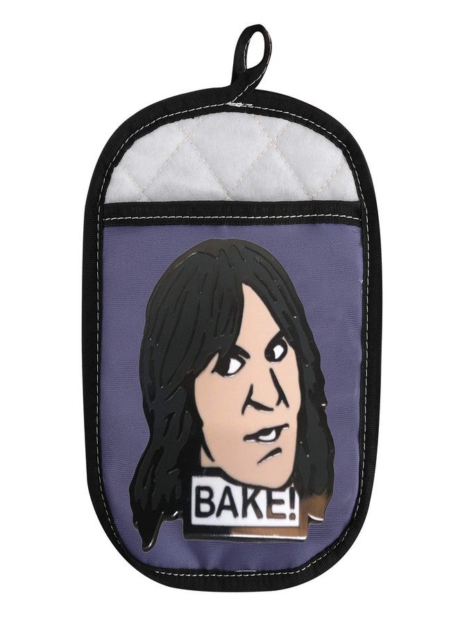 WCGXKO Baking Show Inspired Oven Pads Pot Holder with Pocket Baker Gift for TV Show Fans (Bake!) - Image 1