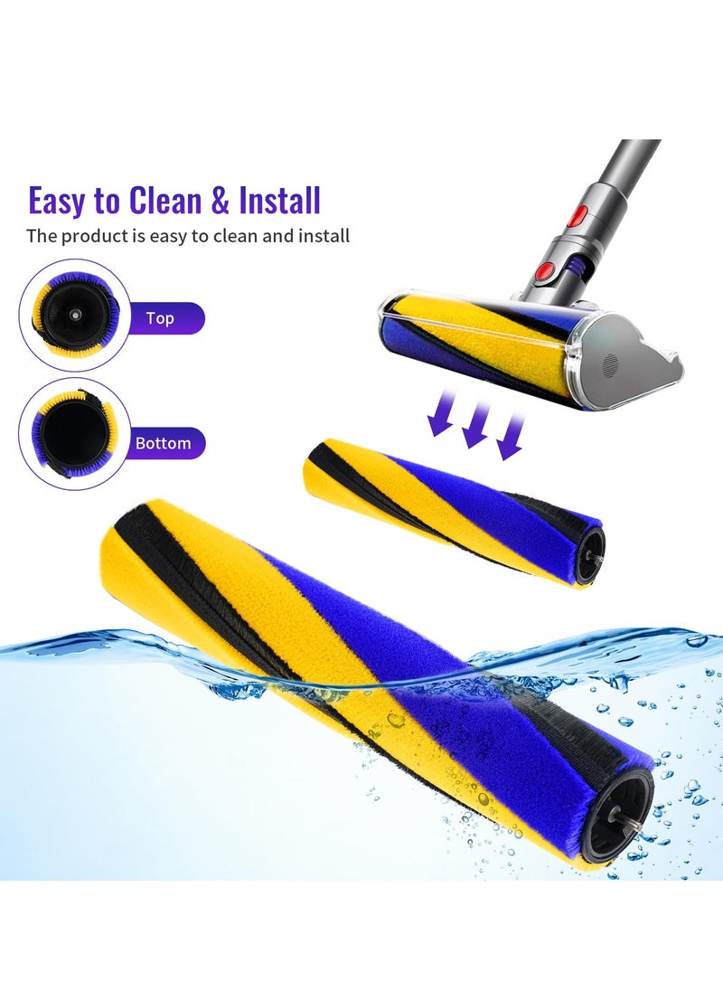 Generic - Soft Roller Brush Replacement for Dyson V8 Slim, V10 Slim, V12 Detect Slim, and V15 Detect Slim - Vacuum Cleaner Head Brushroll Attachment (Part No. 971634-01) - Image 1