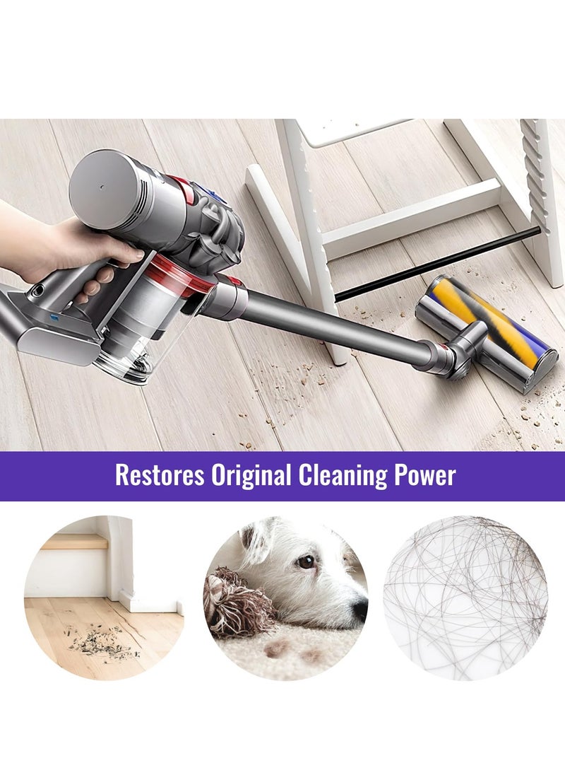 Generic - Soft Roller Brush Replacement for Dyson V8 Slim, V10 Slim, V12 Detect Slim, and V15 Detect Slim - Vacuum Cleaner Head Brushroll Attachment (Part No. 971634-01) - Image 1