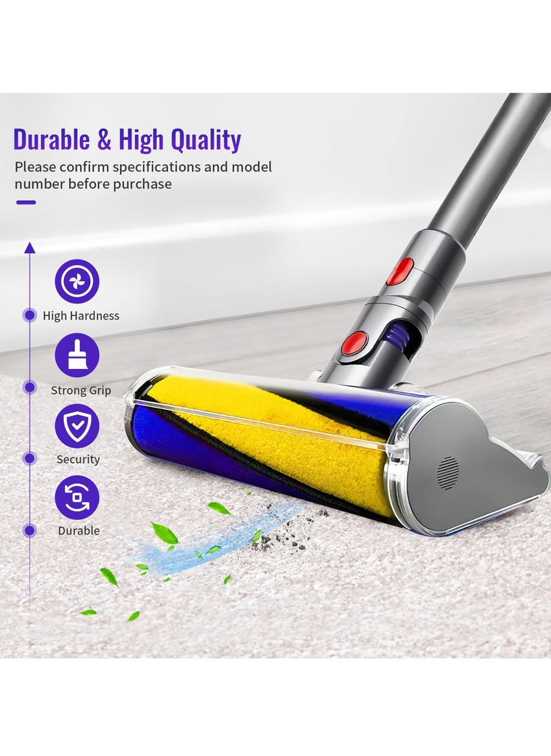 Generic - Soft Roller Brush Replacement for Dyson V8 Slim, V10 Slim, V12 Detect Slim, and V15 Detect Slim - Vacuum Cleaner Head Brushroll Attachment (Part No. 971634-01) - Image 1