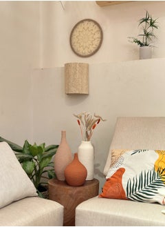 Calda Handmade pottery vases, suitable for wooden shelves, dining tables, and buffets.  - Image 2