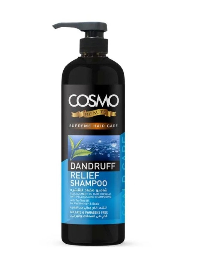 COSMO Tea Tree Oil Shampoo for Dandruff  Sulfate Free 1000ml 
