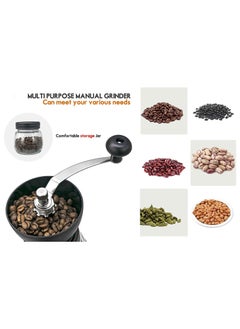 MIBRU Manual Coffee Grinder with Two Clear Glass Jars Compatible Replacement Burr Grinder Best Gift For Coffee Lovers  - Image 5