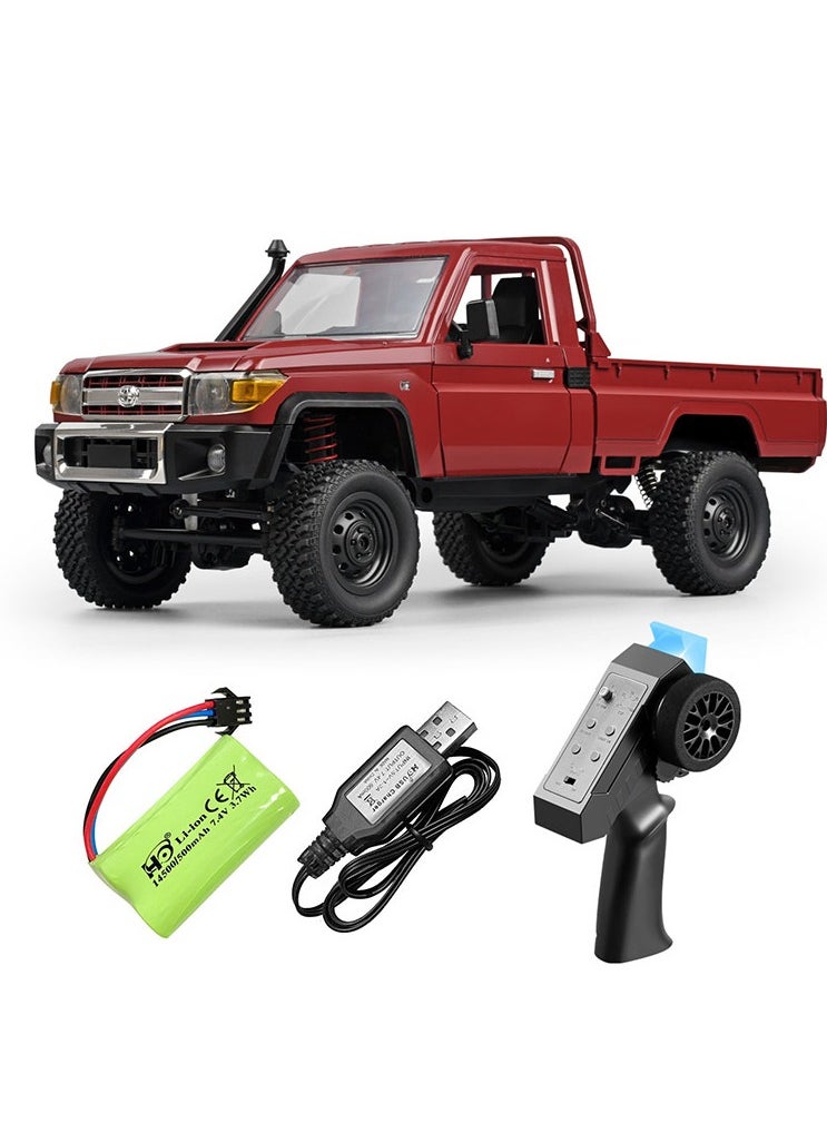 Generic - MN MODEL RC Crawler  1/12 RC Truck 4x4 RC Rock Crawler Toyota LC79 Remote Control Pickup 2.4Ghz All Terrain with 280 Brushed Motor Proportional Throttle Steering RTR Hobby Toy for Adult - Image 1