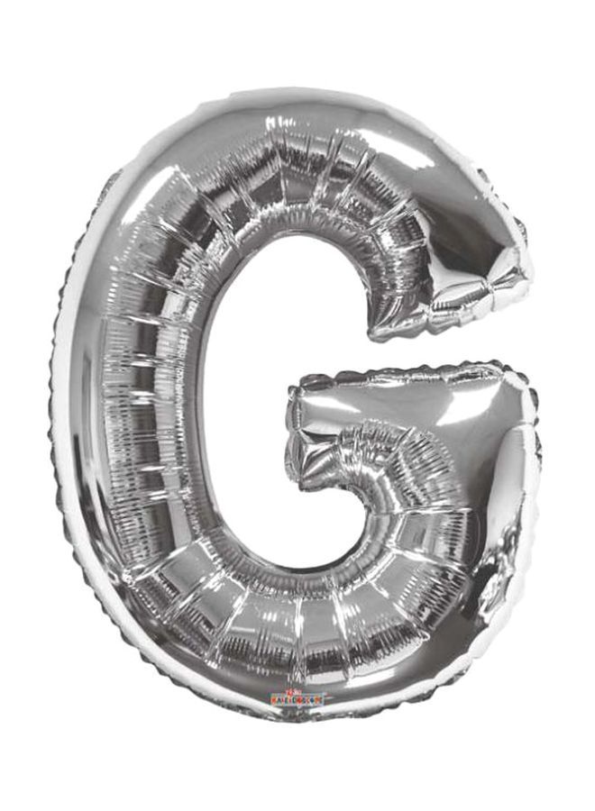 Loquat Letter G Shaped Foil Balloon