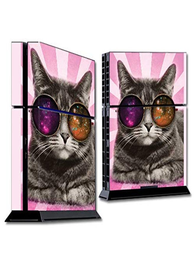 MIGHTY SKINS MightySkins Skin Compatible with Sony PS4 Console - Galaxy Cat | Protective, Durable, and Unique Vinyl Decal wrap Cover | Easy to Apply, Remove, and Change Styles | Made in The USA - Image 2