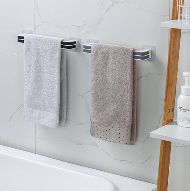 COSKIRA COSKIRA 1 Pair Slippers Dustproof Storage Rack Wall Mounted Self Adhesive Shoe Rack Bathroom Towel for Bathroom Door Towel Organiser Rack Waterproof Pairs of Shoes HangersMulti  - Image 5