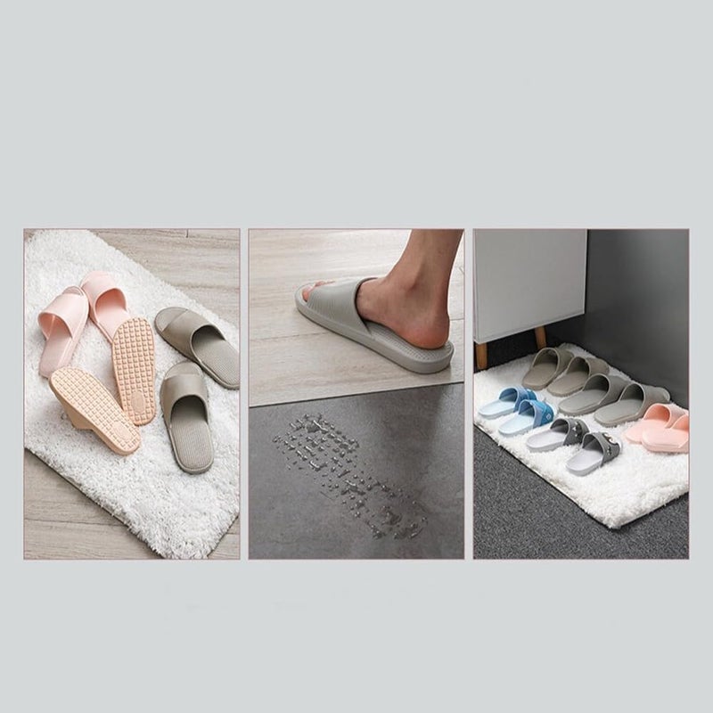 COSKIRA COSKIRA 1 Pair Slippers Dustproof Storage Rack Wall Mounted Self Adhesive Shoe Rack Bathroom Towel for Bathroom Door Towel Organiser Rack Waterproof Pairs of Shoes HangersMulti  - Image 3