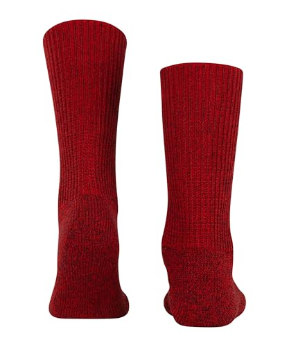 FALKE Unisex Walkie Ergo Socks, Crew Length, Thick Sole, Hiking Sock, Breathable, Moisture-Wicking, Merino Wool, Red (Scarlet 8280), 10.5-11.5, 1 Pair - Image 2