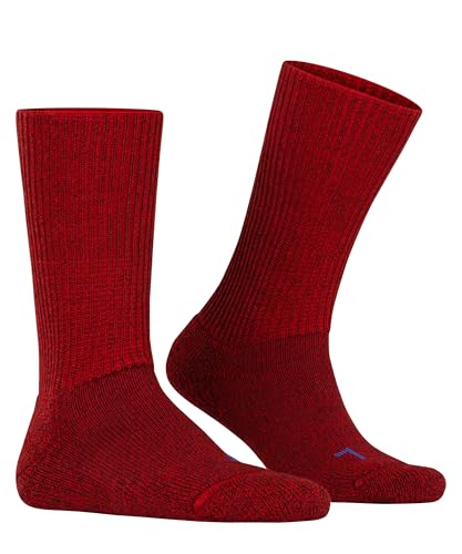 FALKE Unisex Walkie Ergo Socks, Crew Length, Thick Sole, Hiking Sock, Breathable, Moisture-Wicking, Merino Wool, Red (Scarlet 8280), 10.5-11.5, 1 Pair - Image 5