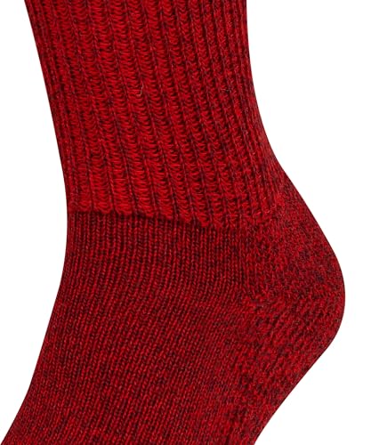 FALKE Unisex Walkie Ergo Socks, Crew Length, Thick Sole, Hiking Sock, Breathable, Moisture-Wicking, Merino Wool, Red (Scarlet 8280), 10.5-11.5, 1 Pair - Image 4
