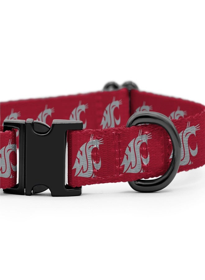 ShopInstaPets Washington State Cougars Collars and Leashes | Officially Licensed | Fits All Pets! (XS Collar) - Image 3