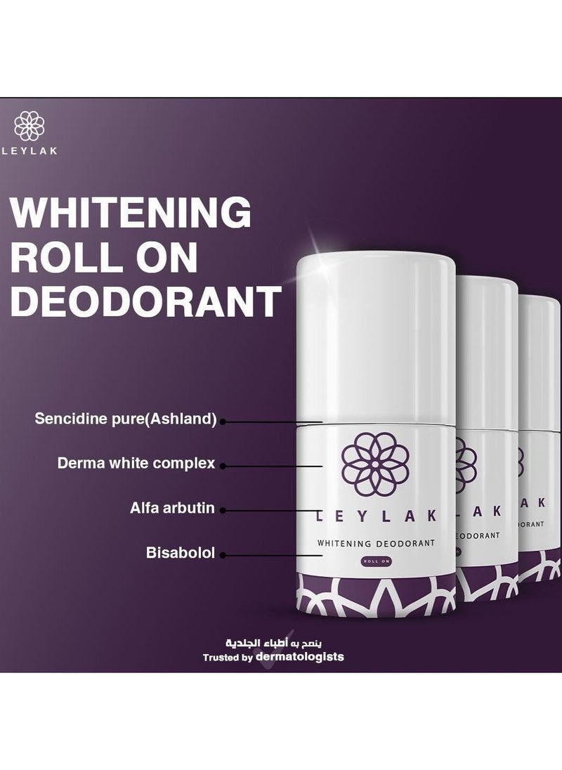 Leylak Leylak Roll On  Whitening Deodorant 50Ml  - Image 3