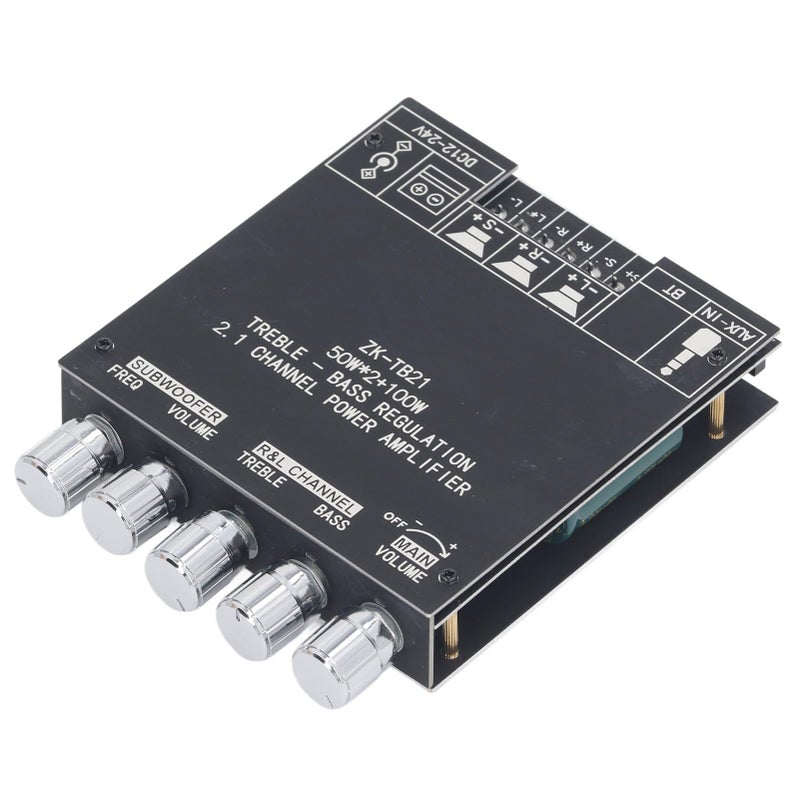 لوحة مضخم رقمي مدمج وحدة مكبر صوت DIY قناة BT 2 طاقة DC12 24V - Image 3