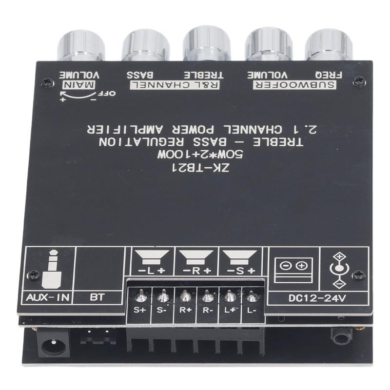 لوحة مضخم رقمي مدمج وحدة مكبر صوت DIY قناة BT 2 طاقة DC12 24V - Image 5