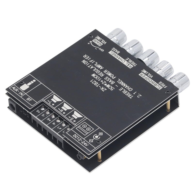 لوحة مضخم رقمي مدمج وحدة مكبر صوت DIY قناة BT 2 طاقة DC12 24V - Image 2
