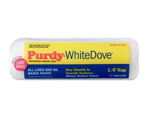 Purdy 140662071 White Dove Roller Cover, 7 inch x 1/4 inch nap - Image 1