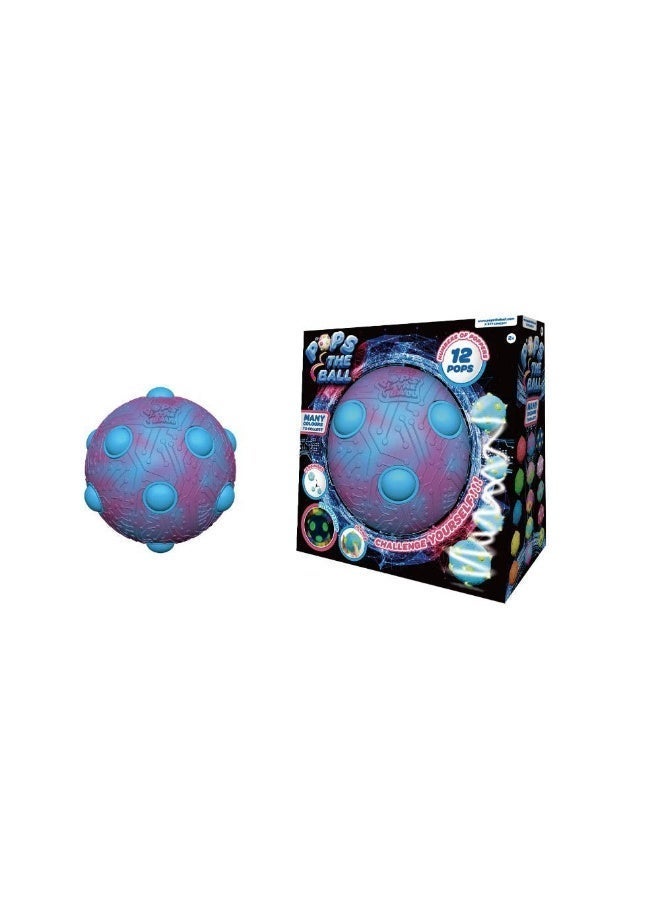 Pops the Ball Stress Ball 10 Cm- Multiple Colors - Image 3