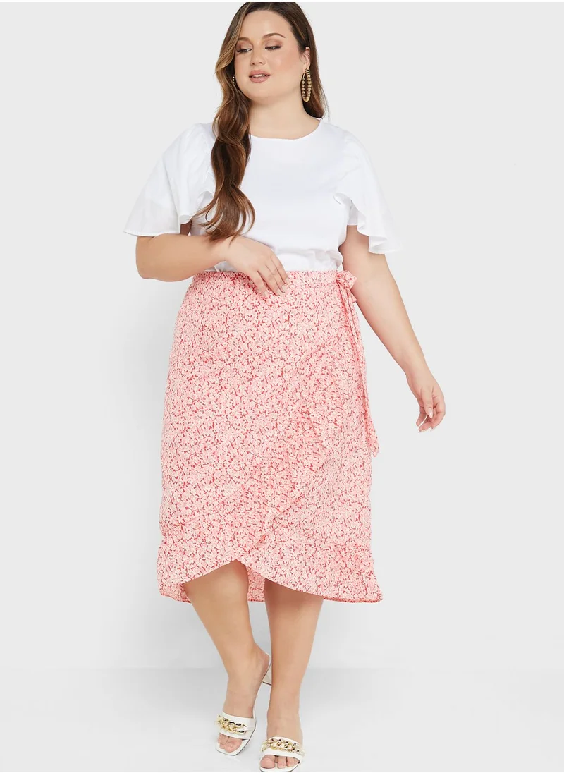 VERO MODA Knitted Wrap Skirt