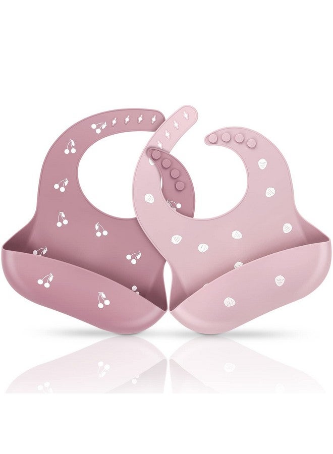 ME.FAN Silicone Baby Bibs for Babies & Toddlers | Adjustable Silicone Bibs Set of 2 - Image 1
