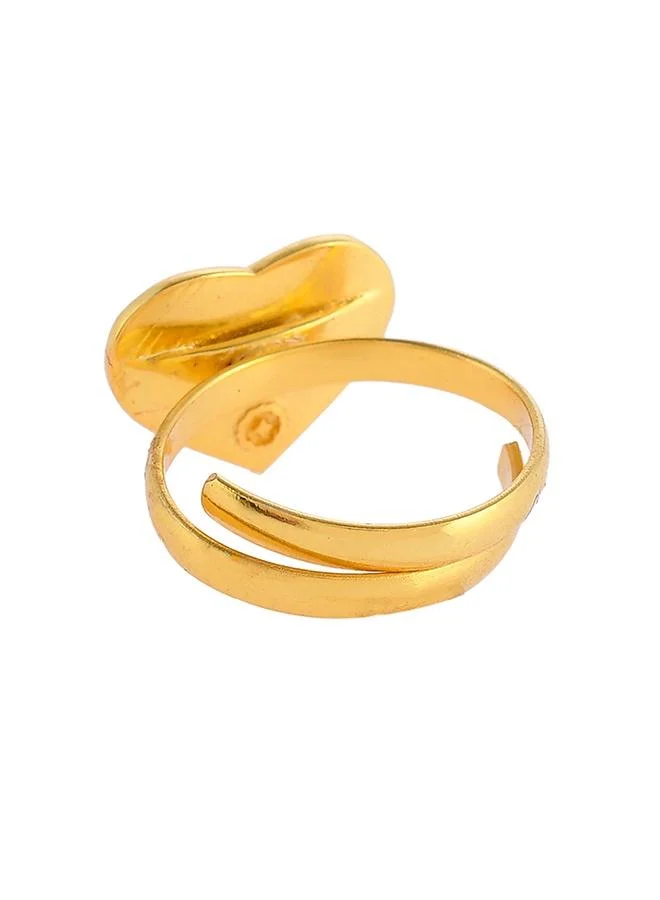 VOYLLA Valentine's Day Collection Playful Layered Hearts Ring