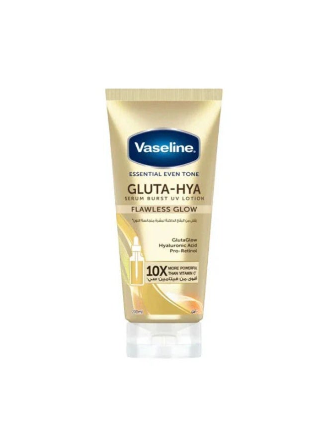 فازلين Vaseline Even Tone Essential Lotion with Gluta Hyaluronic Serum - 200ml Tube
