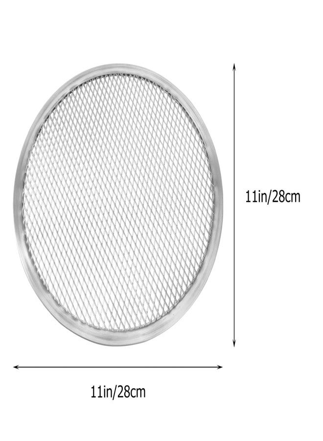 Alipis Pizza Screen Pizza Pan Net: 11inch Stainless Steel Pizza Baking Screen, Round Mesh Pizza Pan, Pizza Crisper Tray, Bakeware for Oven Bbq - Image 4