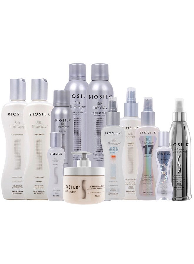 BioSilk Silk Therapy Original Cure, Reconstructing Treatment For Adding Shine & Helping Prevent Split Ends, Sulfate, Paraben, & Cruelty-Free, 12 Oz - Image 3