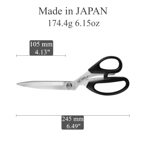 CANARY Japanese Sewing Scissors 9.5", Made in JAPAN, Professional Tailor Scissors for Fabric, Cloth, Dressmaking, Razor-Sharp Japanese High-Carbon Stainless Steel Blade - Image 2