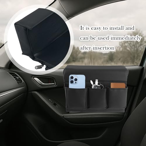 Figpade Car Armrest Storage Box for Window,Multi-Function Car Window Armrest Organizer with Multiple Storage Pockets,Arm Rest Organizer Cars Windows for Armrests and Increasing Storages - Image 5