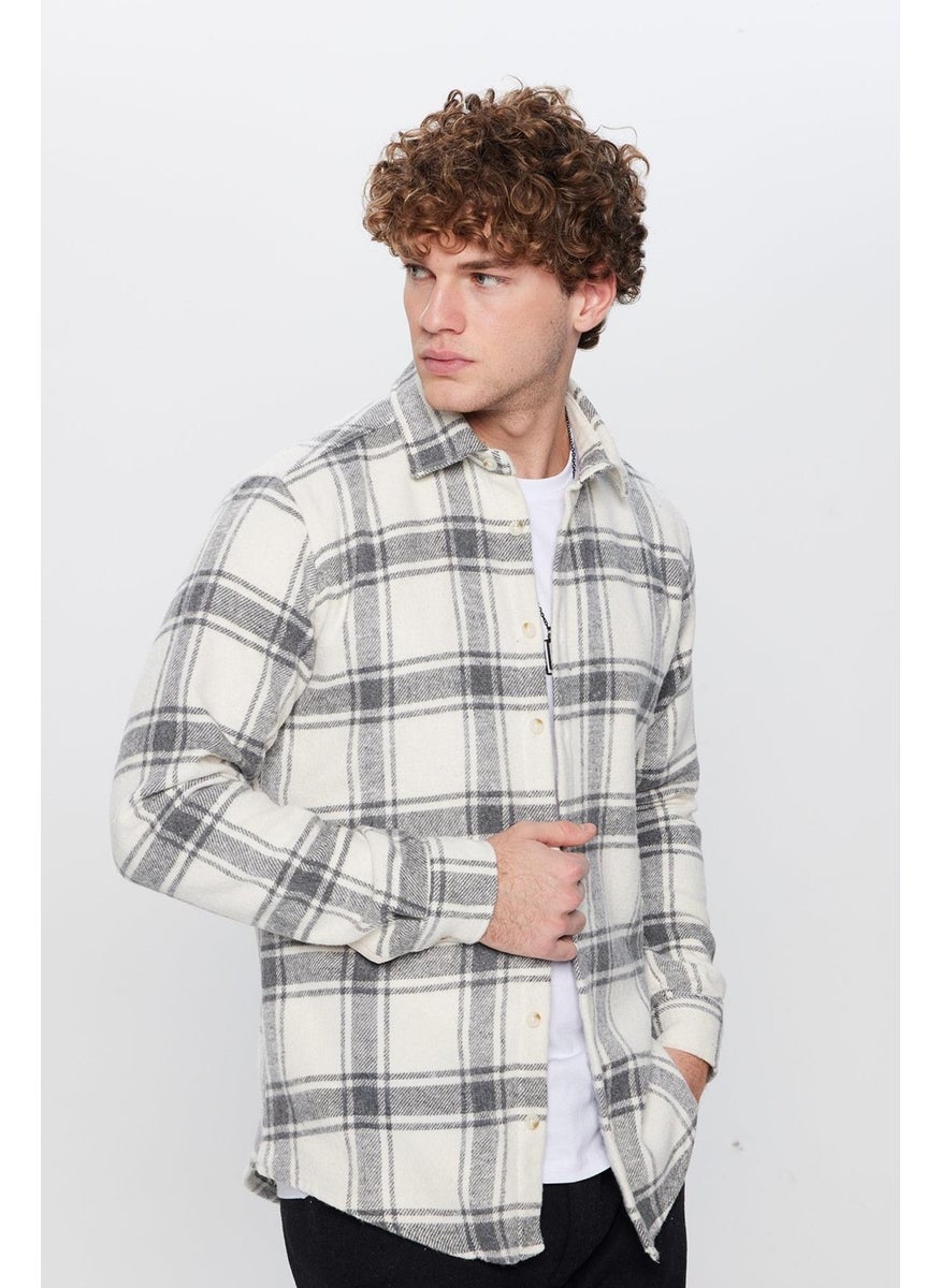 Men's Slim Fit Slim Fit Lumberjack Button-down Collar Checkered Winter Shirt - pzsku/ZB8EB348FE25B47A9549FZ/45/_/1734379825/9b55dce2-57ff-4bff-b2c1-412b9a1b7756